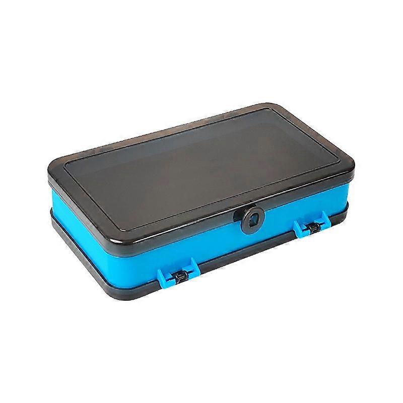 Portable Multifunctional Fishing Box With Sponge Double Sided Lure Container Fly Lures Hook Storage Jig Head Bait Food Box Fishing Accessories