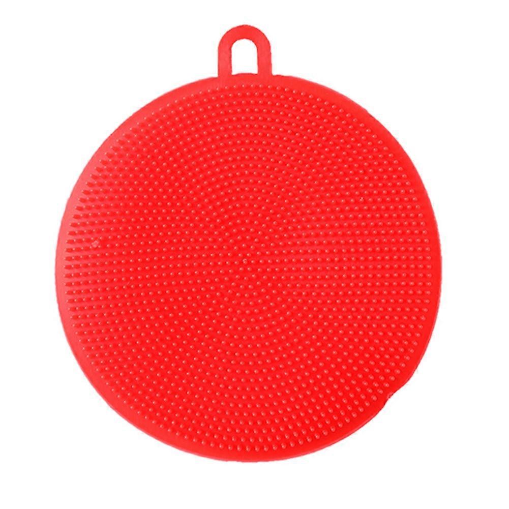 Silicone Brush Dish Kitchen Cleaning Tool Silicone Material Heat Insulation Mug Mat