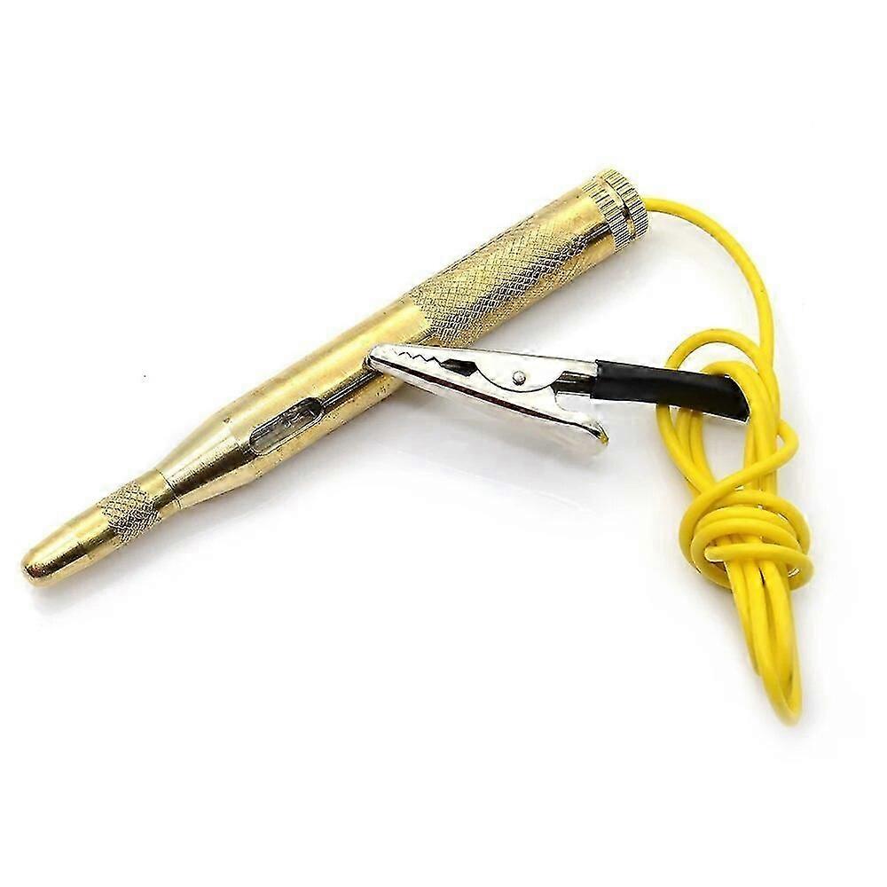 High qualityNew DC 6V 12V 24V Probe Light System Test Probe Lamp Auto Car Light Circuit Tester Lamp Voltage Test Pen Detector Copper