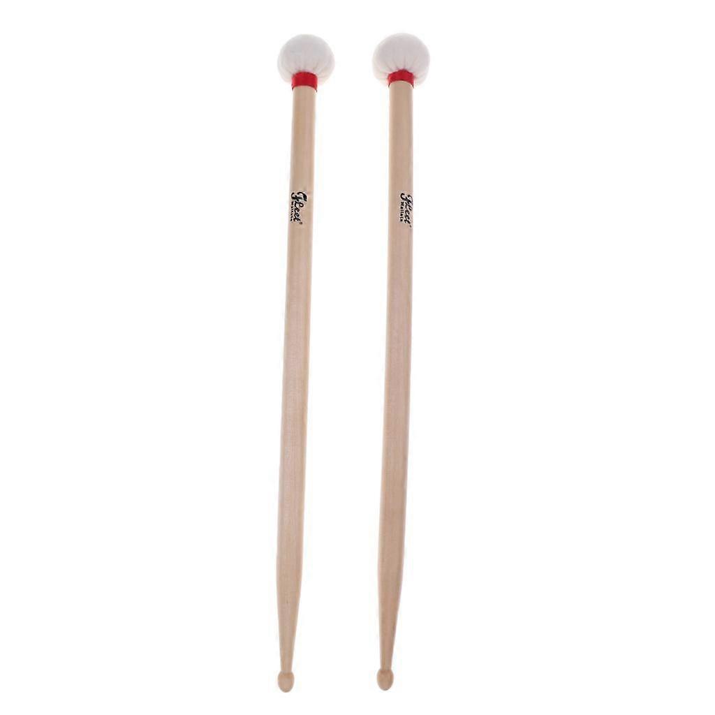 2 Pieces Jazz Drum Sticks Mallet Stick Replacement Part
