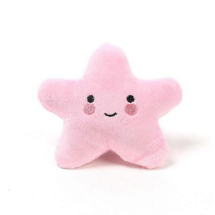 Cartoon Starfish for Dog Puppy Plush Sounding Squeak Fleece Pet Toys Popular Toys Dog Chew Toys Pet Supplies