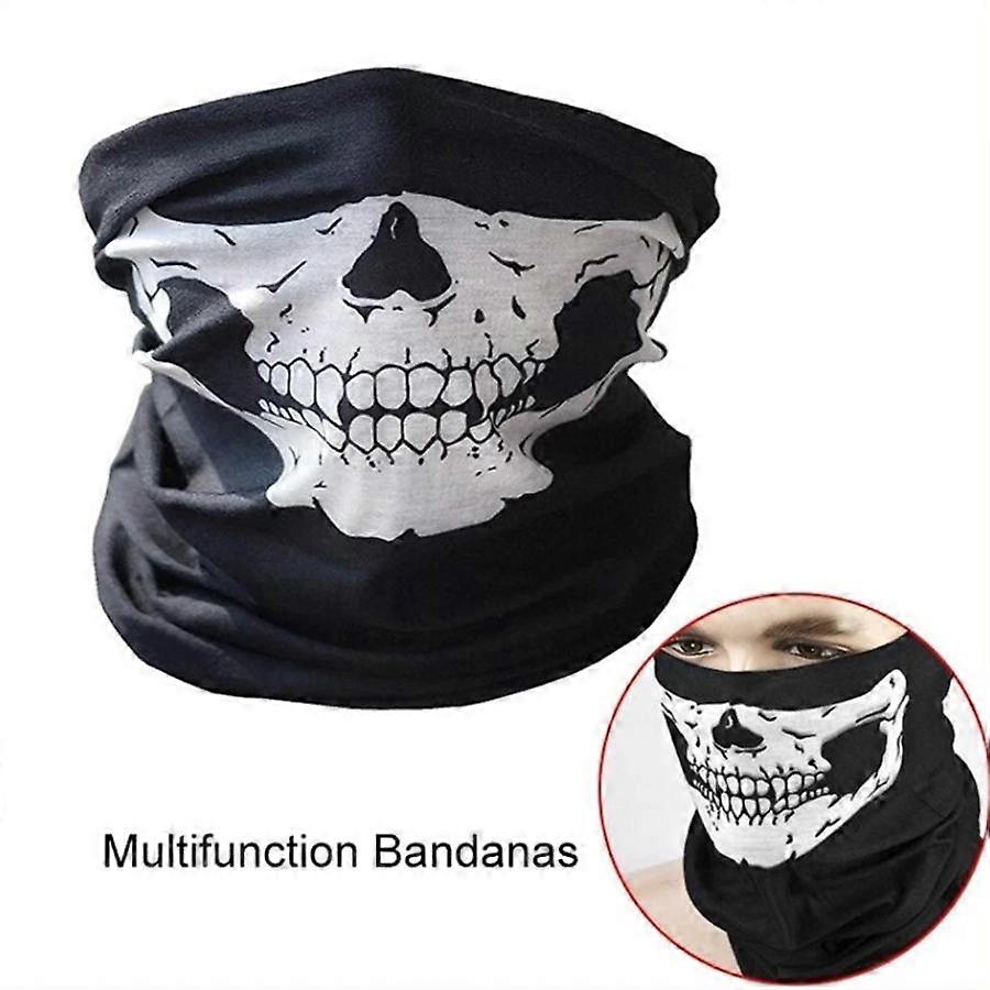 Halloween Mask Horror Skeleton Chin Mask Skeleton Performance Party Dress Up Real CS Masks
