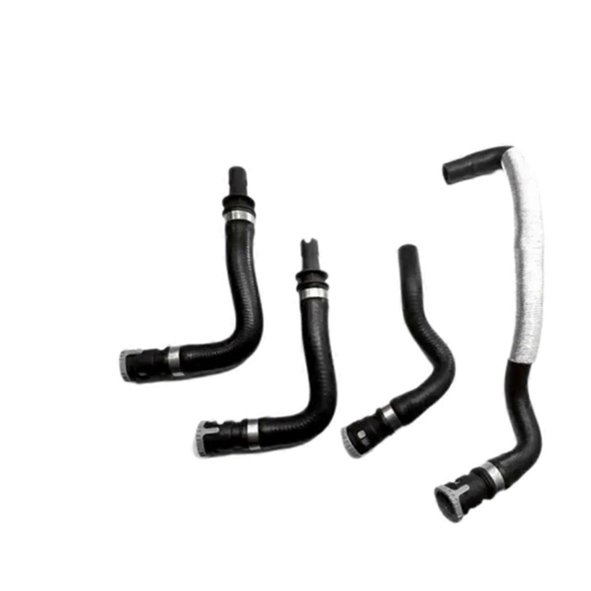 4pcs/Set Heater Water Pipe Inlet Hose, Outlet Hose for Volvo S40 V50 C70 2004-2010 30636951 30636952