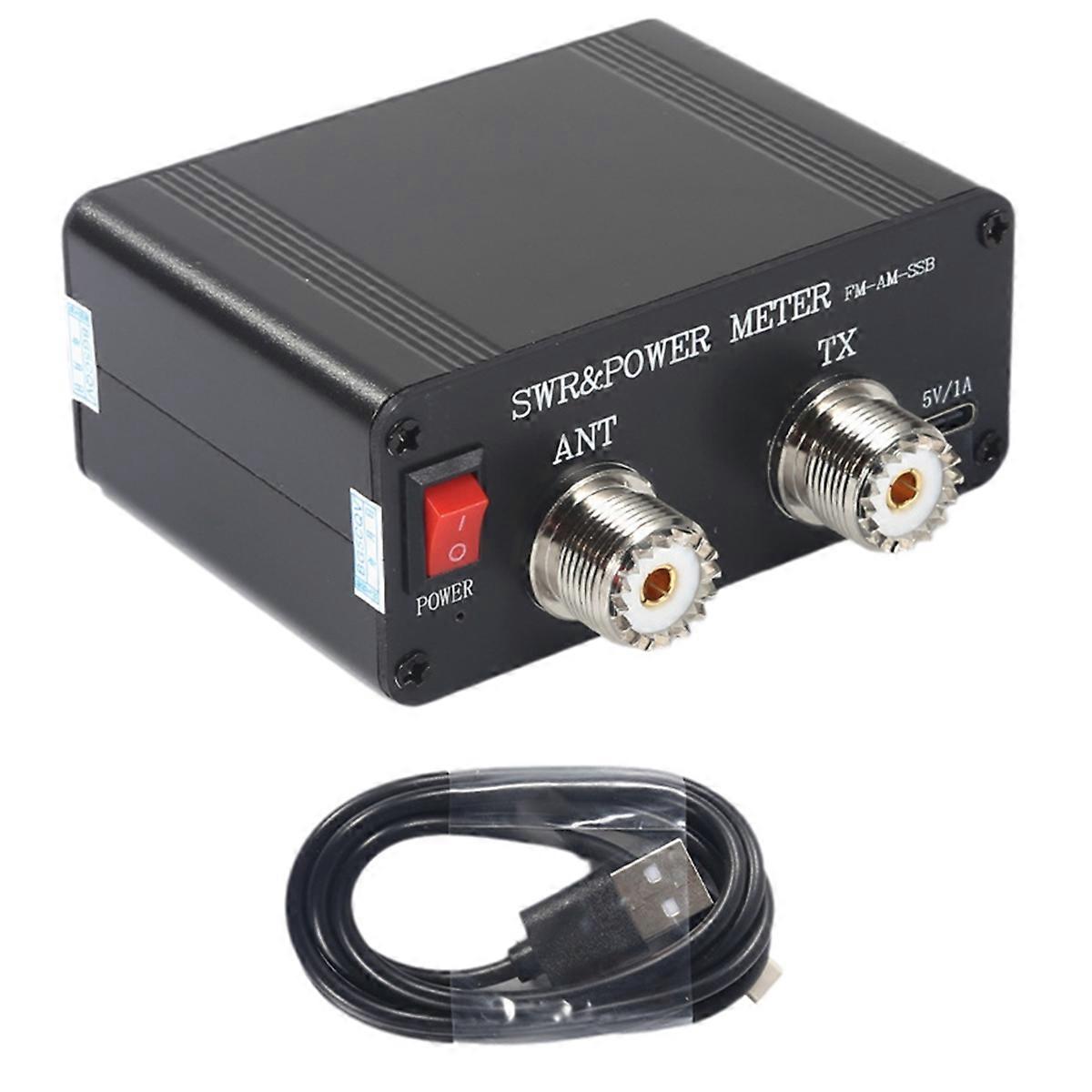 120W Digital Power Standing Wave Meter SWR Meter Rechargeable