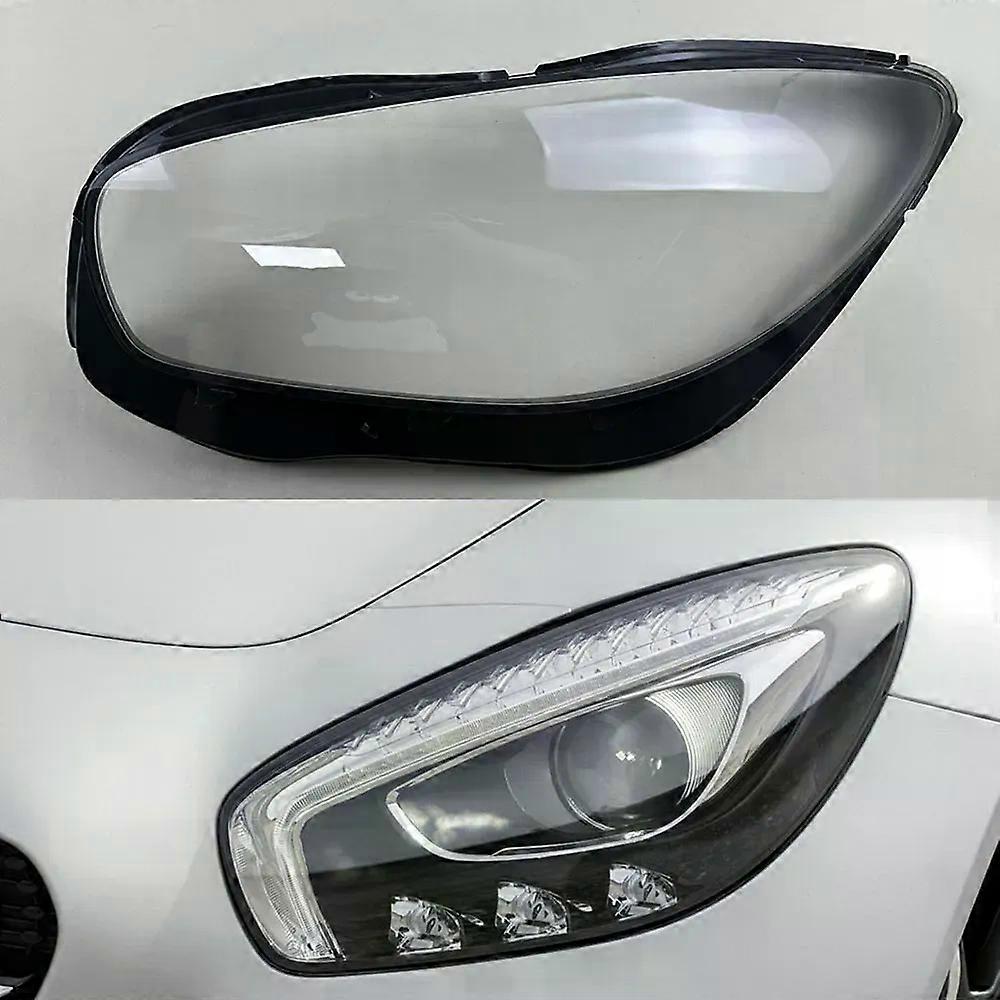 עבור מרצדס בנץ AMG GT C190 2015-2019 אביזרי רכב כיסוי פנס שקוף אהיל פנס מעטפת פרספקס