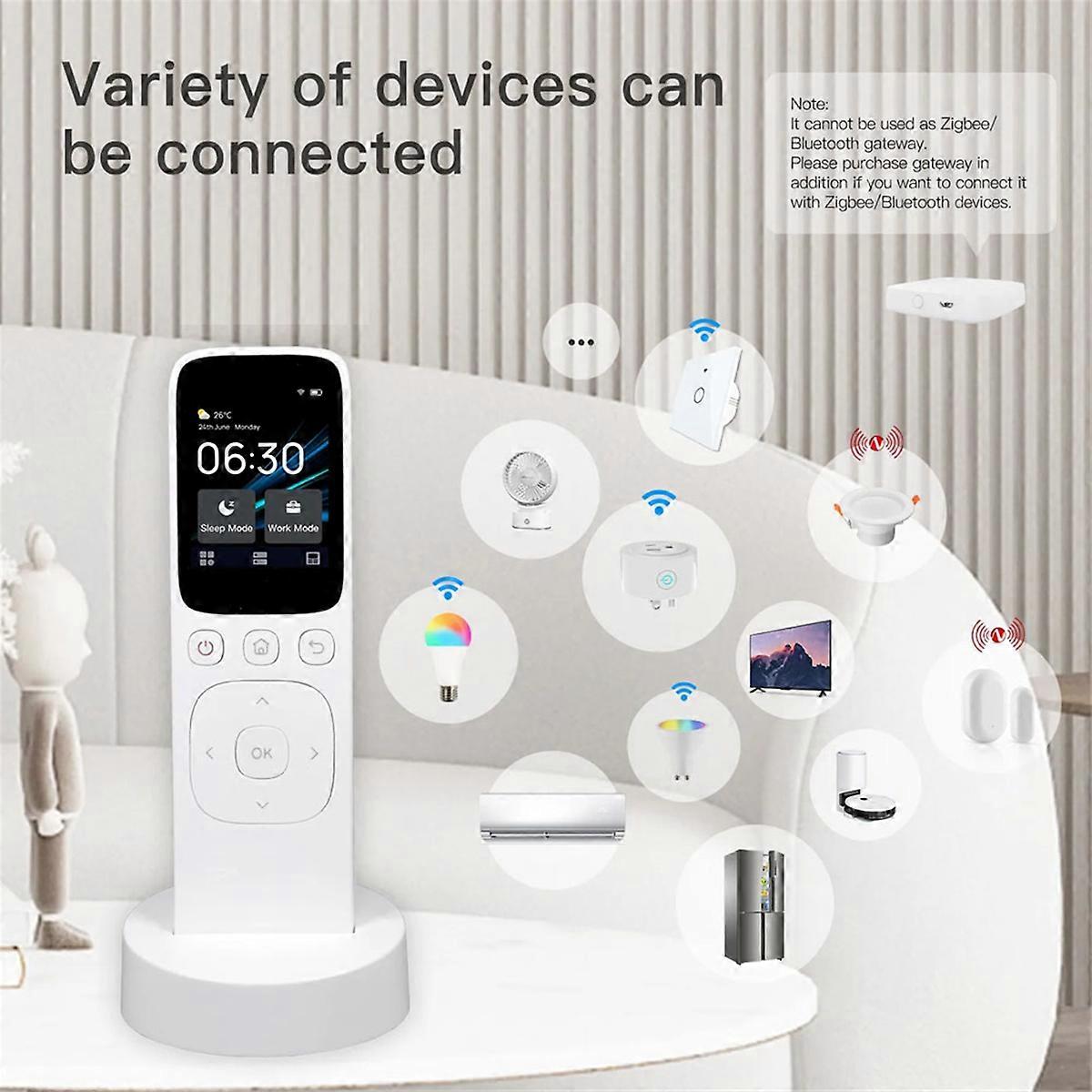 Wifi Tuya Smart Central Control Panel Wireless Touch Screen Handheld IR Remote Controller for Home A