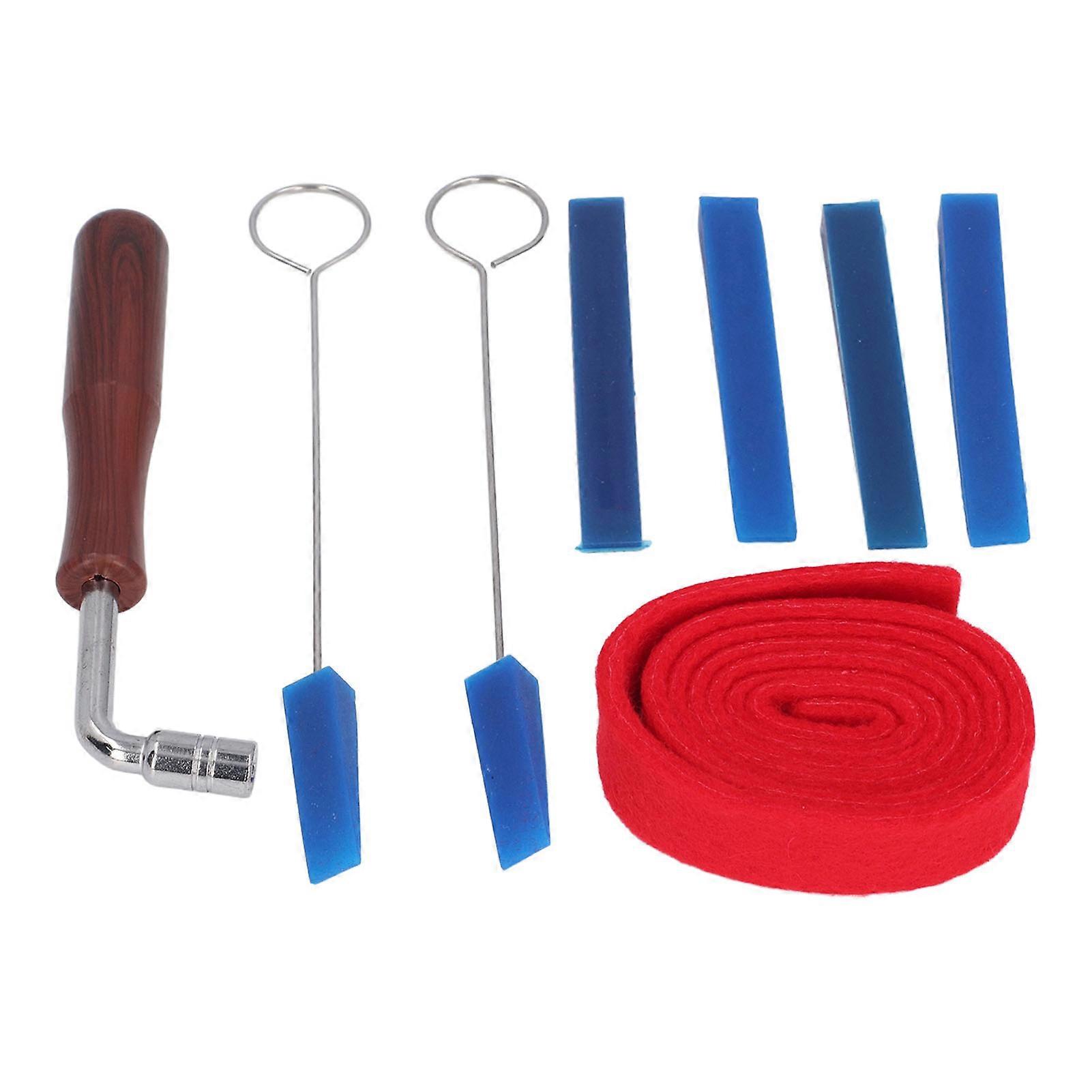 Professional 8PCS Set Piano Tuner & Mute Kit for Students (Universal)