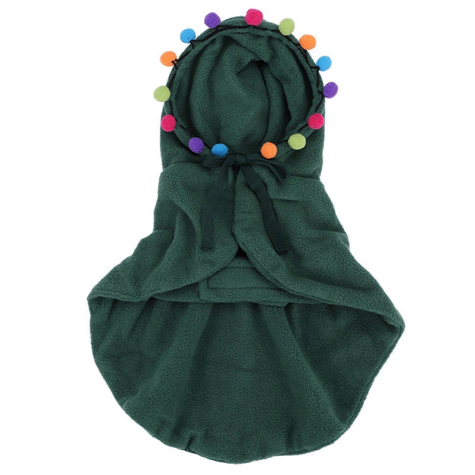 Odzież dla psa Peleryna Brytyjskie krótkie bezwłose ubrania zimowe Choinka Łoś Zimowy szal świąteczny dla zwierząt domowych Ubrania świąteczne YYY