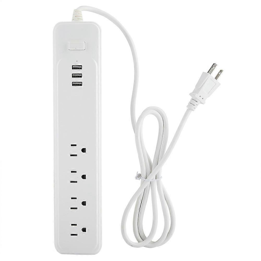 Smart Power Strip Socket Surge Protector Power Bar with 3USB Charging Port US Plug 110-240V