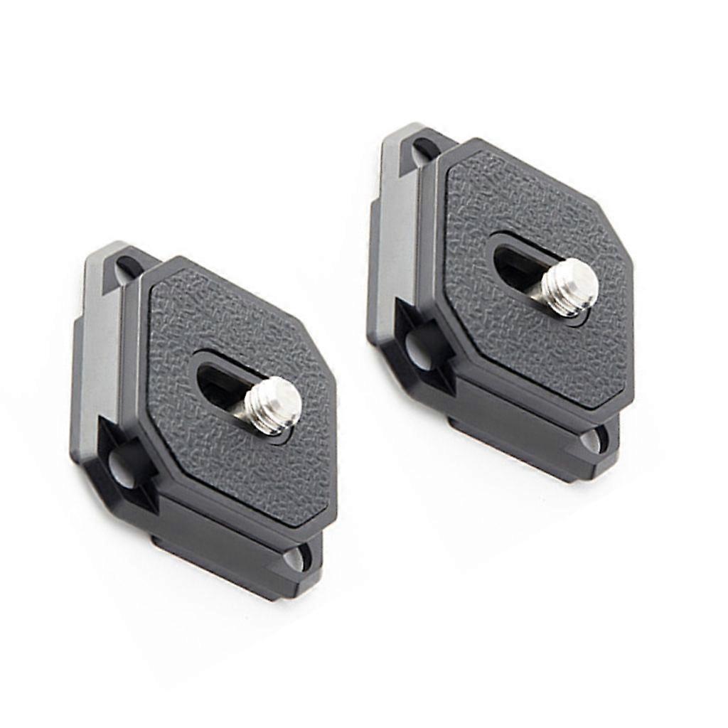 2PCS 38mm Quick Release Camera Plate for Arca Type Mounts and Shoulder Clip