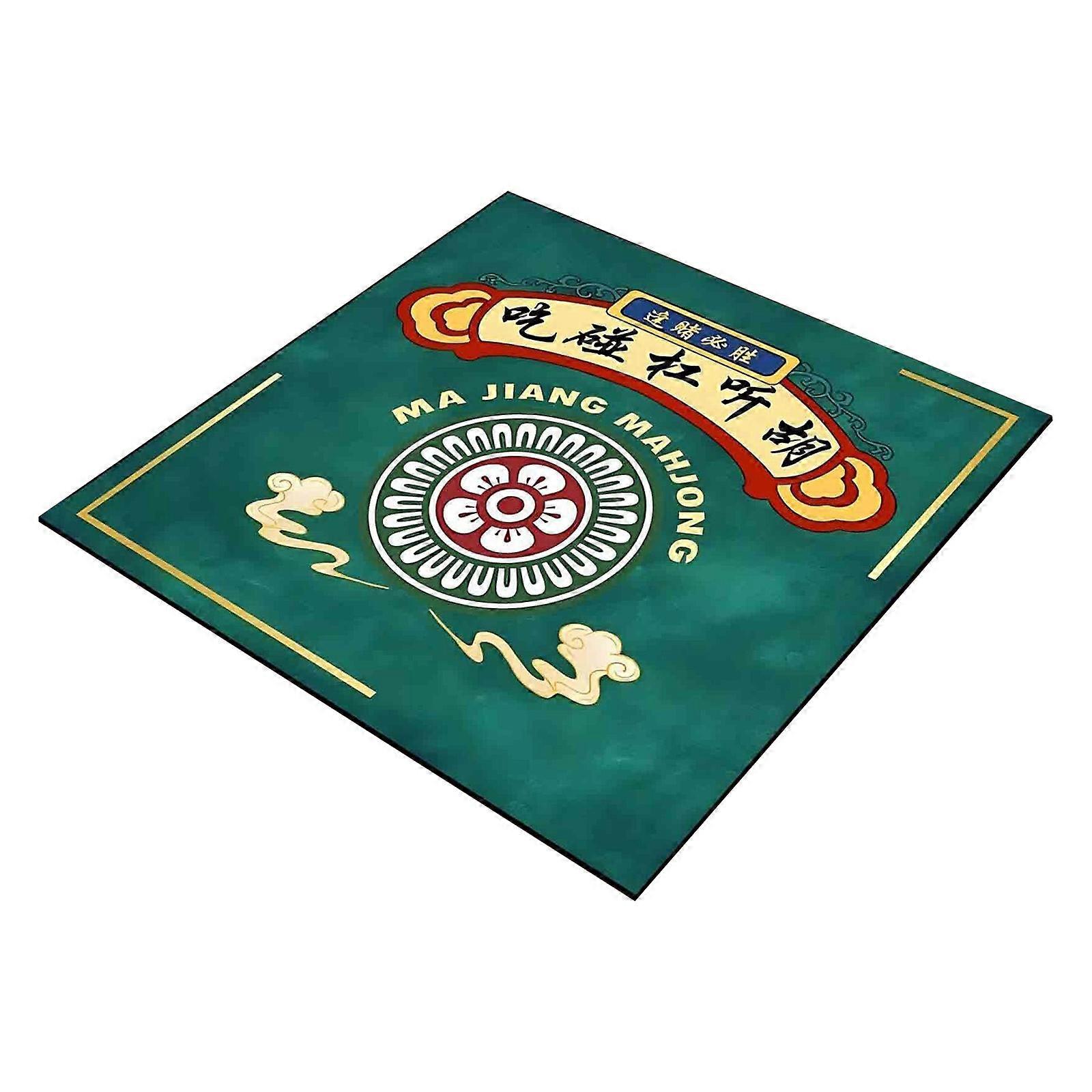 Mahjong Mat Reduction Mahjongg Table Mat Mahjong Accessories Tablecloth Game Poker Domino Game Game Mat For Card Board And Tile Games 80x80cm