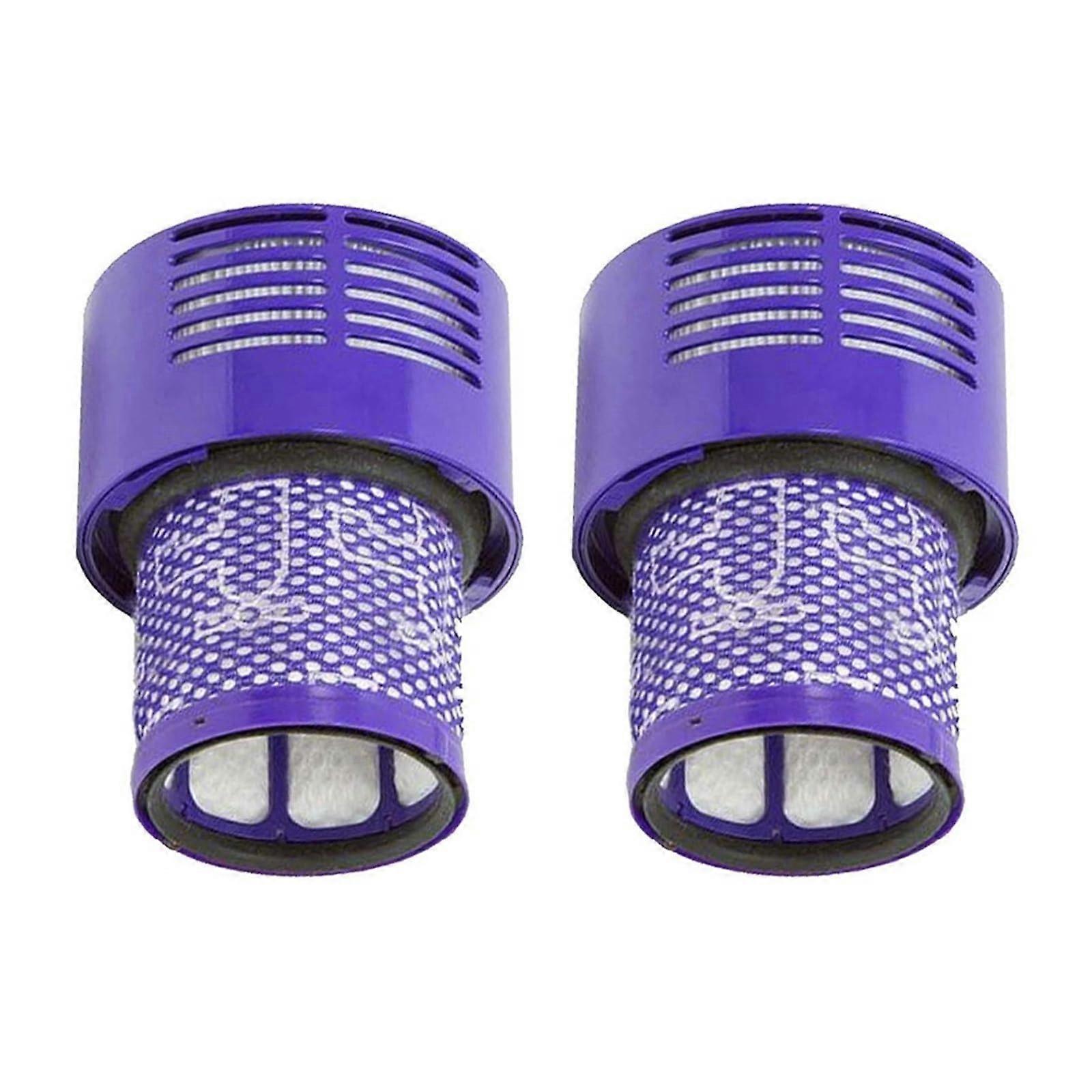 Washable Big Filter Unit Compatible with Dyson V10 SV12 Cyclone Animal Absolute Cordless Vacuum Cleaner, 2-Pack Replacement Filters