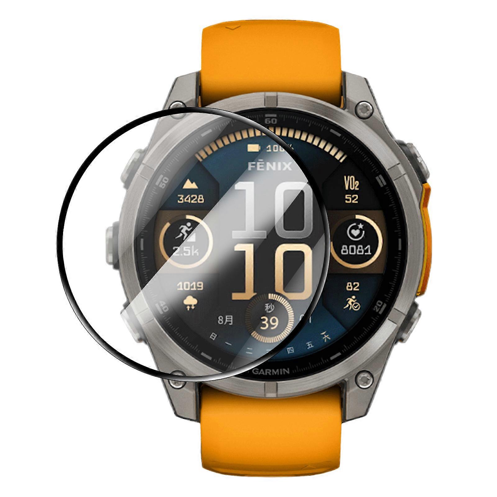 INF 2-pack mskydd i härdat glas för Garmin Fenix 8 S