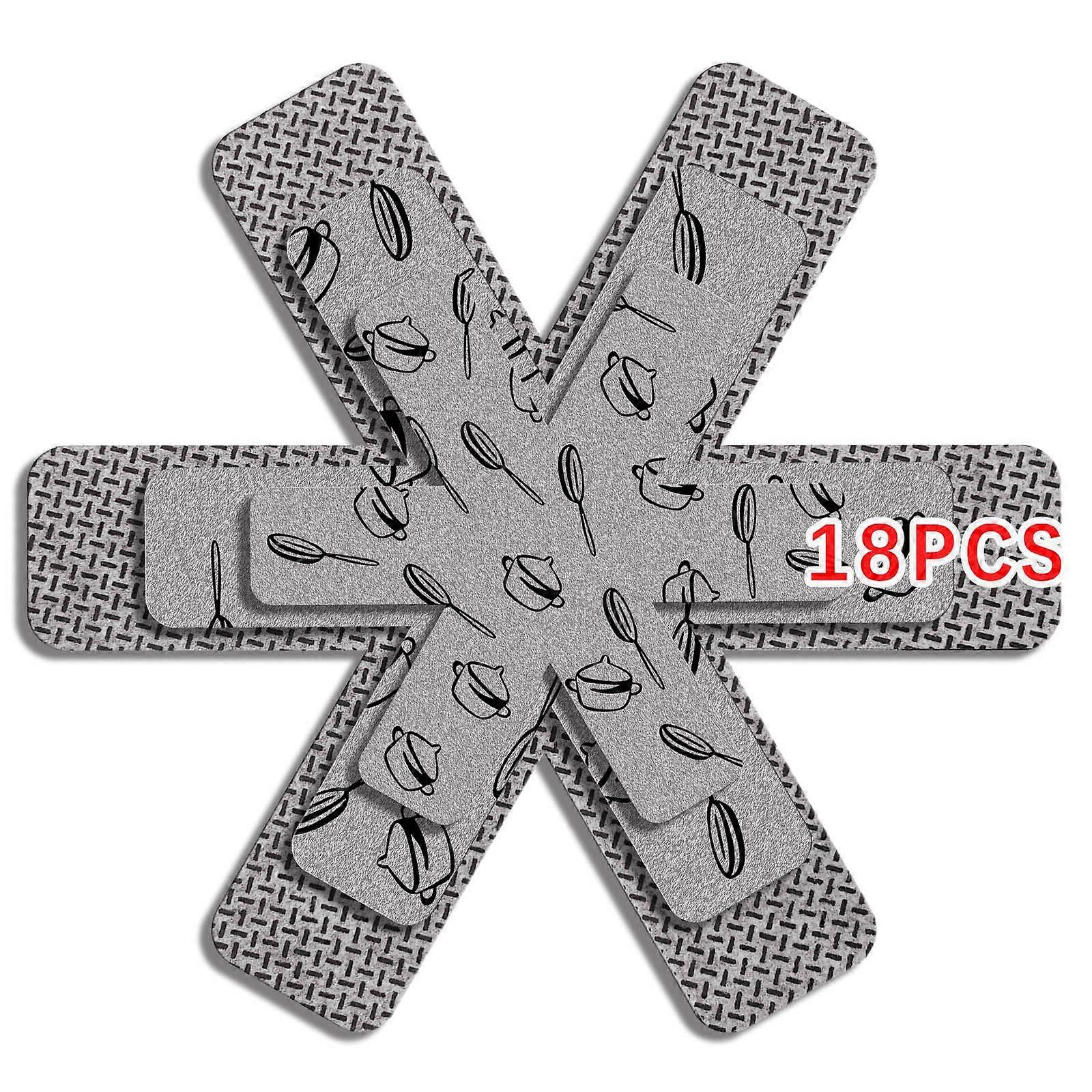 18 PCS pan Protectors for Stacking,Set of 3 Different Size 11/14/15 inches,pan separators Protectors