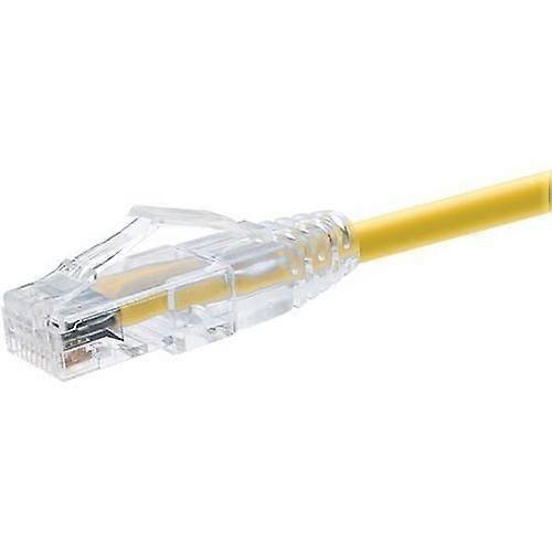 Cat.6 Patch Network Cable 30 ft RJ-45 Male To RJ-45 Male Yellow REACH Ethernet For Network Devices