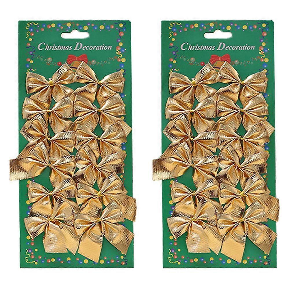 Waterzx Rosetter för julgranarTwist Slips Rosetter Presentrosetter för hantverk Kransrosetter för gåva Bruddusch Vinterdekor
