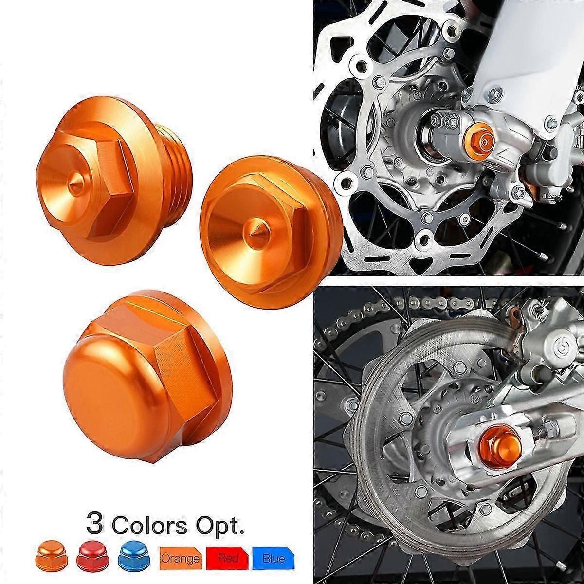DShanLa M20X1.5 Ecrou à Broche arrière de la Roue Avant Écrou à Broche d'essieu Avant pour K.T.M 125 250 350 450 500 ECC Excf XCW pour Husqvarna Te Fe 2016-2021 DShanLa (Color