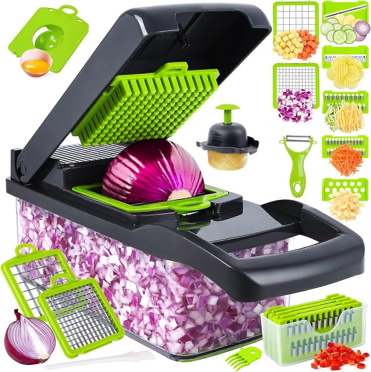 Safety Cleaning Gloves for Vegetable Chopper - Multifunctional Slicing Tool, Kitchen Cutter, Durable, Easy to Clean