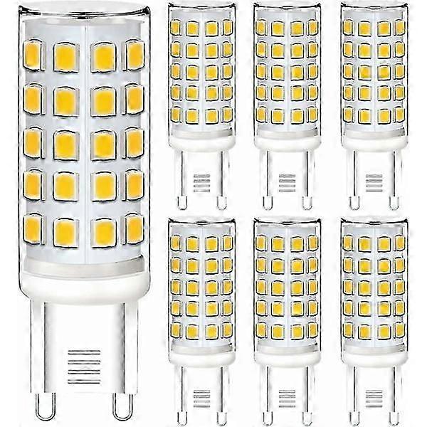 G9 LED Dimmable, 5W 230V Equivalent to 40W Halogen, 6-pack