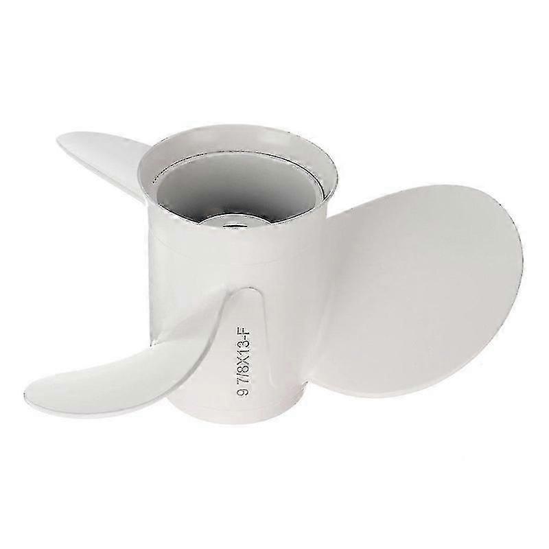 664-45949-02-el Marine Boat Outboard Propeller 9 7/8 X 13 Dla 20-30hp Prawostronny 3 łopaty biały