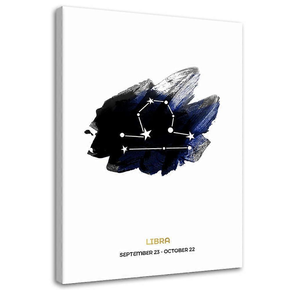 Leinwandbild, Sternzeichen Waage - 40x60