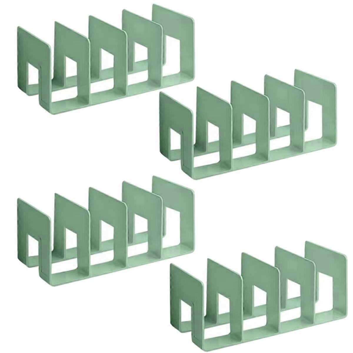 4pc Plastic Divider Shelves - Handbag/Wardrobe Organizer