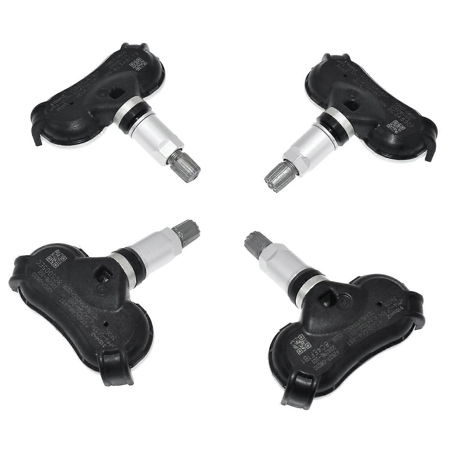 TPMS Tire Pressure Monitoring Sensor Set of 4 for Toyota Sienna 2006-2017, Sequoia 2006-2017, Tundra 2006-2017