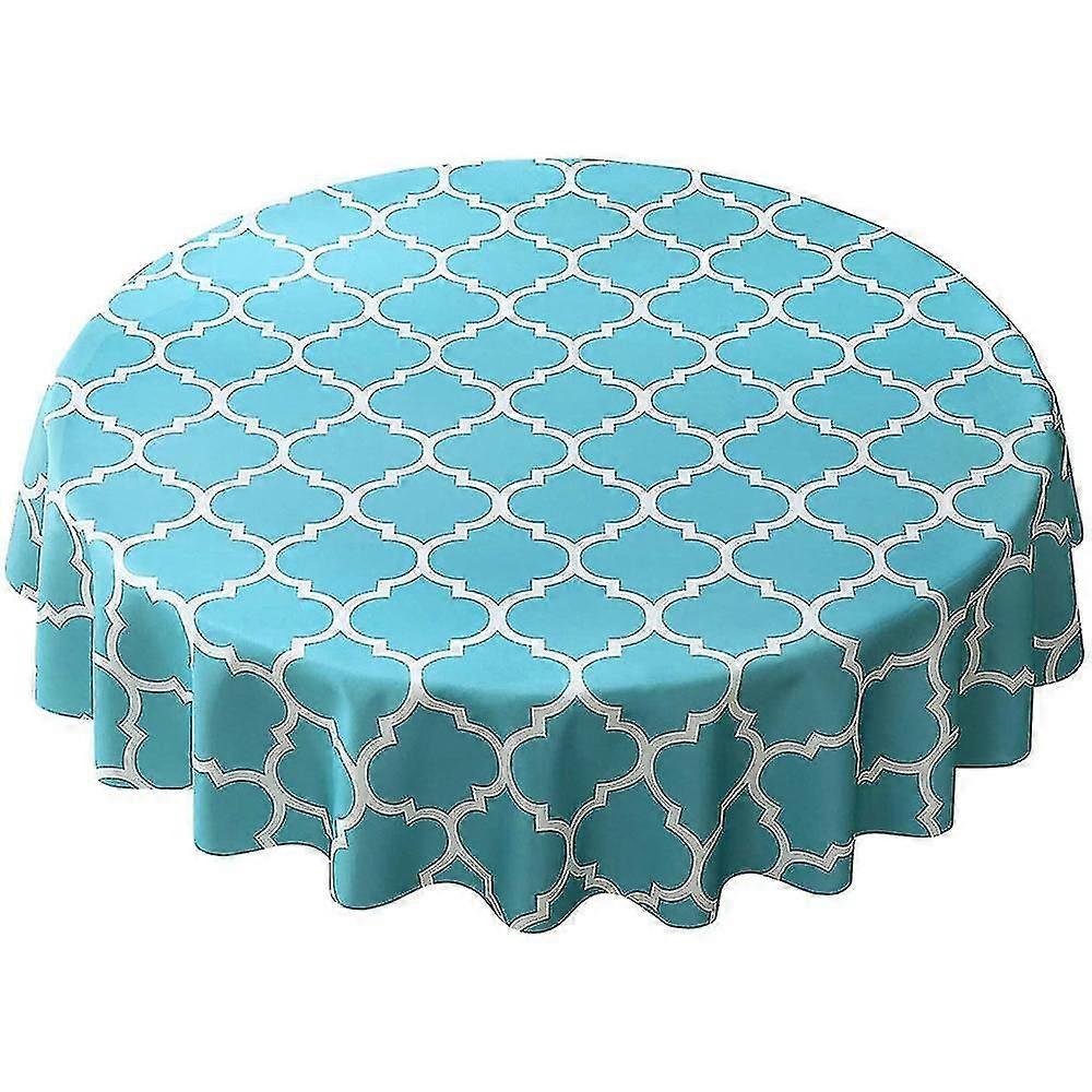 Round Tablecloth Wipeable Waterproof Oil-proof Table Cloth
