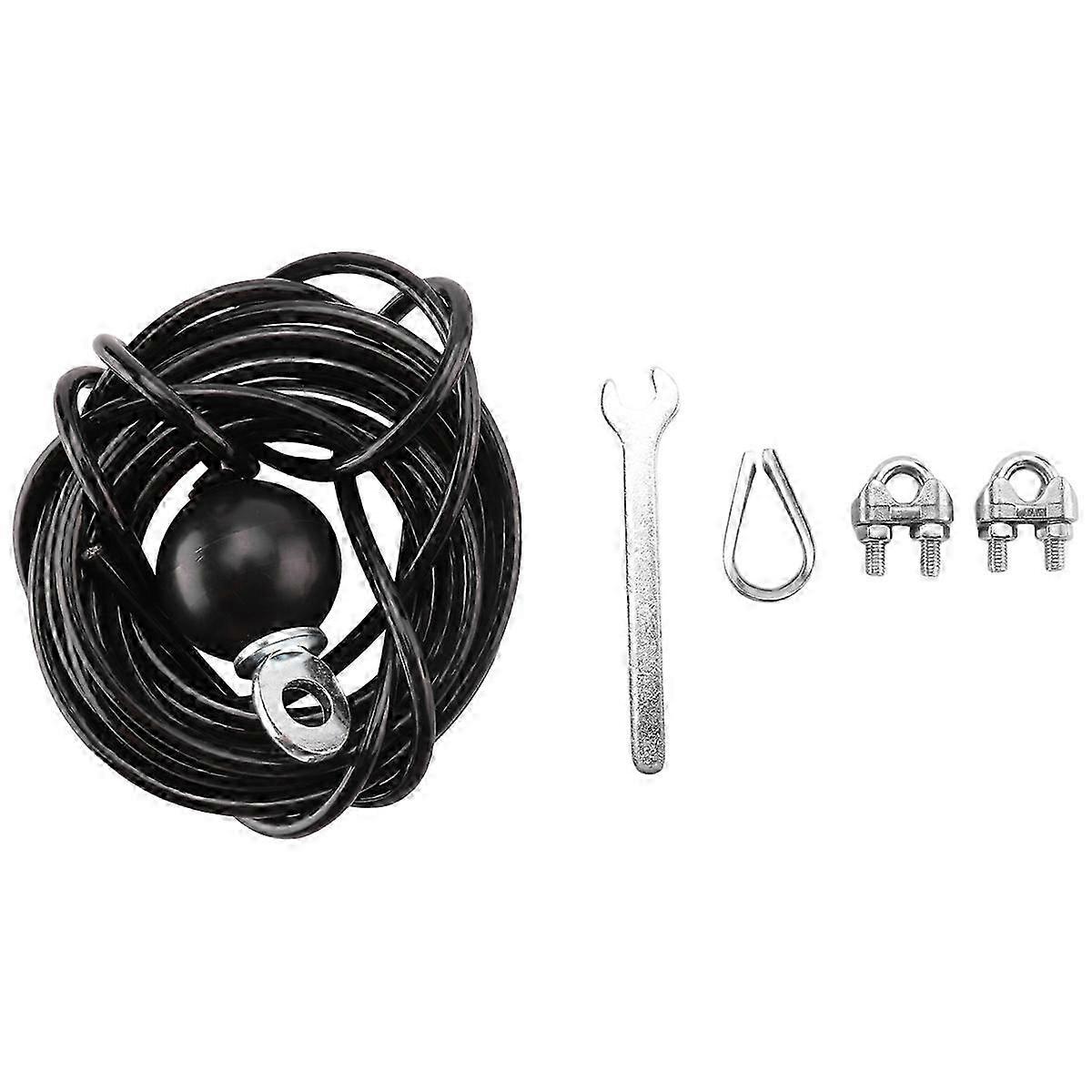 400cm Home Gym Fitness LAT Pulldown Cable Replacement, Adjustable Length for Pulley System Cable Mac NN