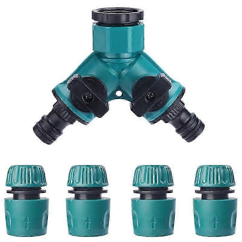 Home garden faucets plastic y-type three way quick coupler Clamp two way shunt hose quick coupling