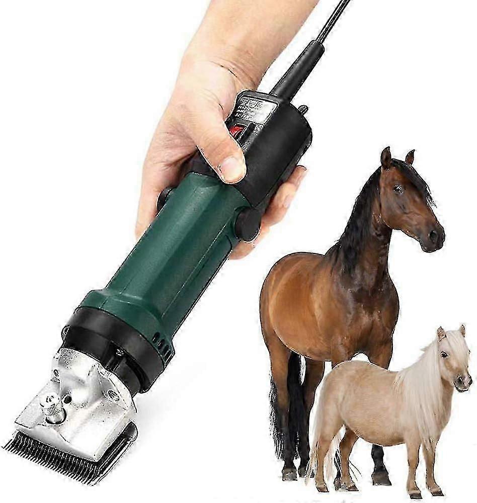 كليبرز الحصان ، كليبرز حصان كهربائي محترف 690 واط ، حصان حلاقة كهربائي قابل للتعديل ب 6 سرعات ، كليبرز في الحديقة للحيوانات الكبيرة ذات سمك سميك و