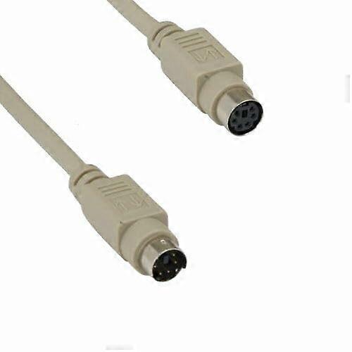 Replacement for Kentek 15 MDIN Mini DIN6 6-Pin Male Female PS/2 Keyboard Mouse KVM Extension Cable 15 Feet