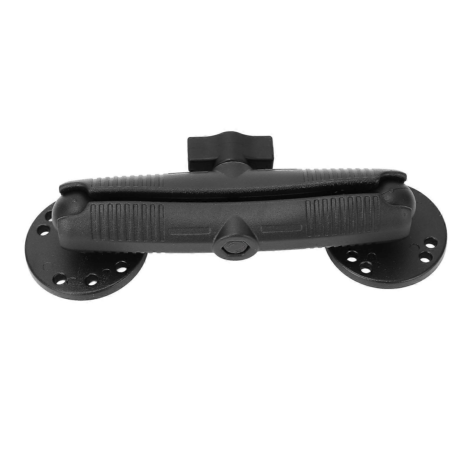 1in Double Ball Mount with 2 AMPS Round Plates Aluminum Alloy Fish Finder Mount 17 Cm Double Socket Arm for Garmin