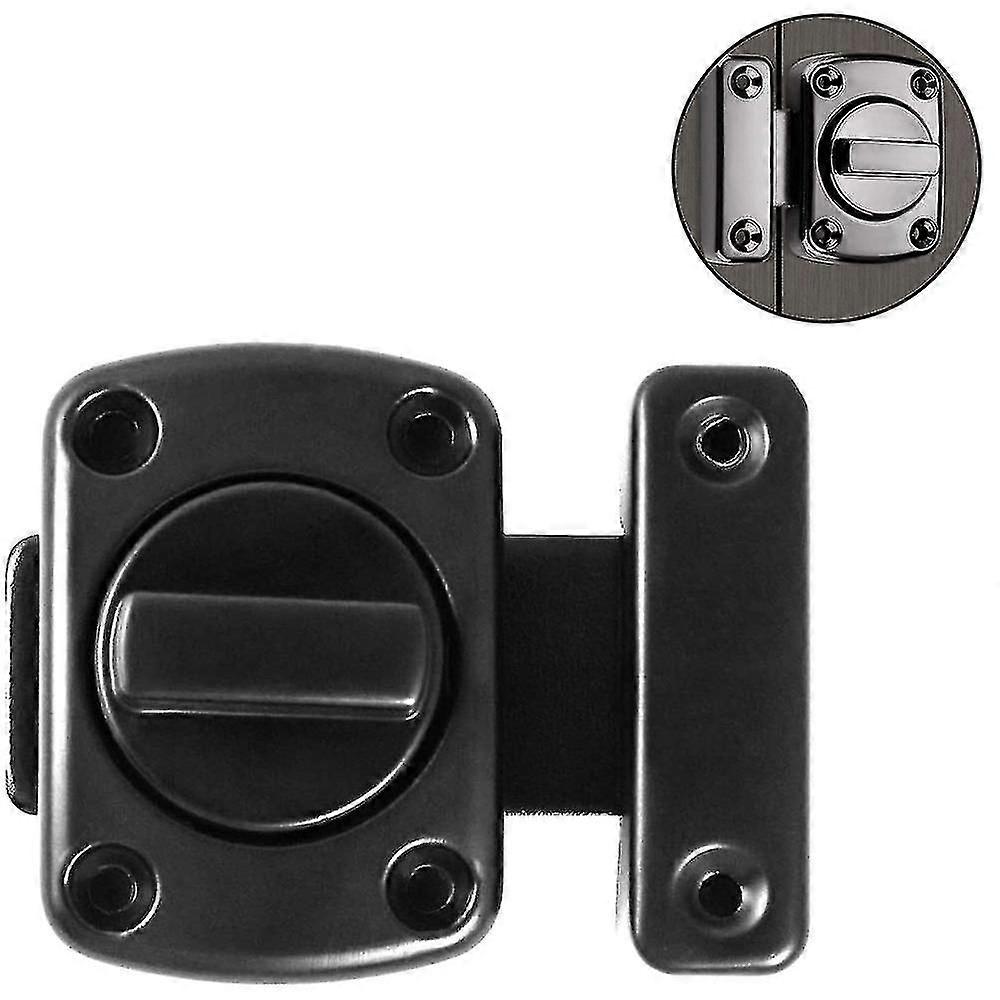 3color/Door Latch Anti-theft Device Brushed Stainless Steel Door Lock For Bathroom Door Cabinet Door Applicable To Various Doors, Small Thickened Zinc