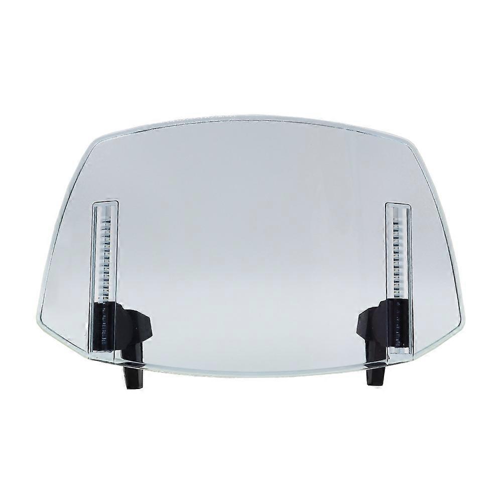 Adjustable Motorcycle Windshield Extension Universal High-Performance Wind Deflector Transparent Blue Durable Acrylic Material Easy Installation for K