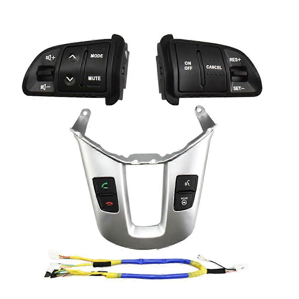 Multi Function Steering Wheel Audio Cruise Control Buttons For Kia Sportage SL Wth Backlight Button Switch & Bluetooth Panel