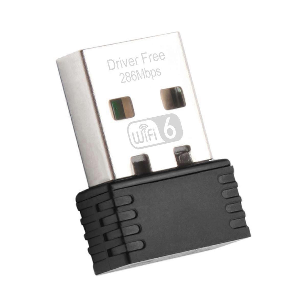 300Mbps USB WiFi Adapter Wireless Network Lan Card 2.4Ghz WiFi6 Receiver Dongle 802.11ax For PC Laptop