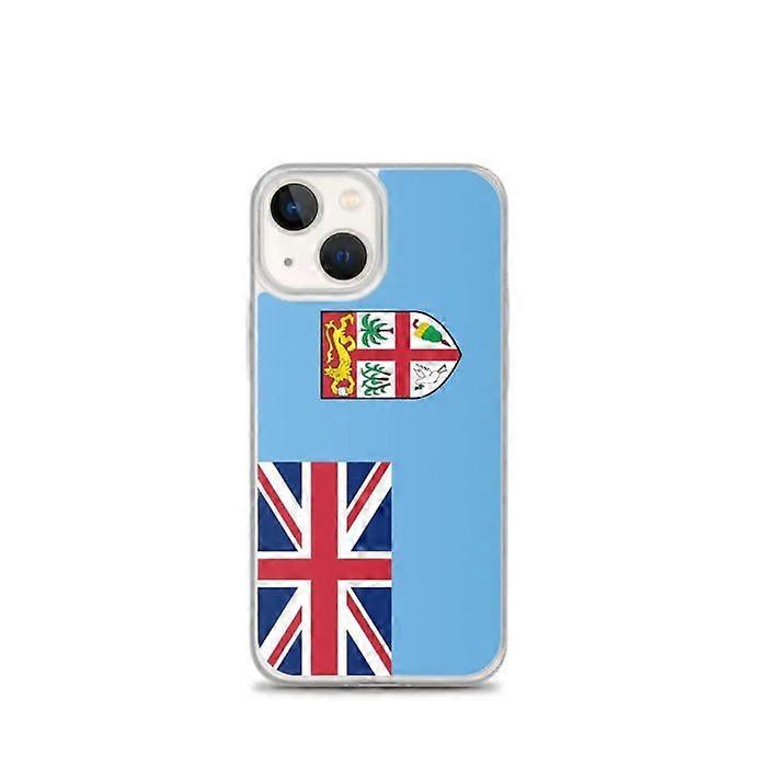 Case - PIXELFORMA - iPhone 13 mini - Fiji Flag - Full Protection - Soft Silicone