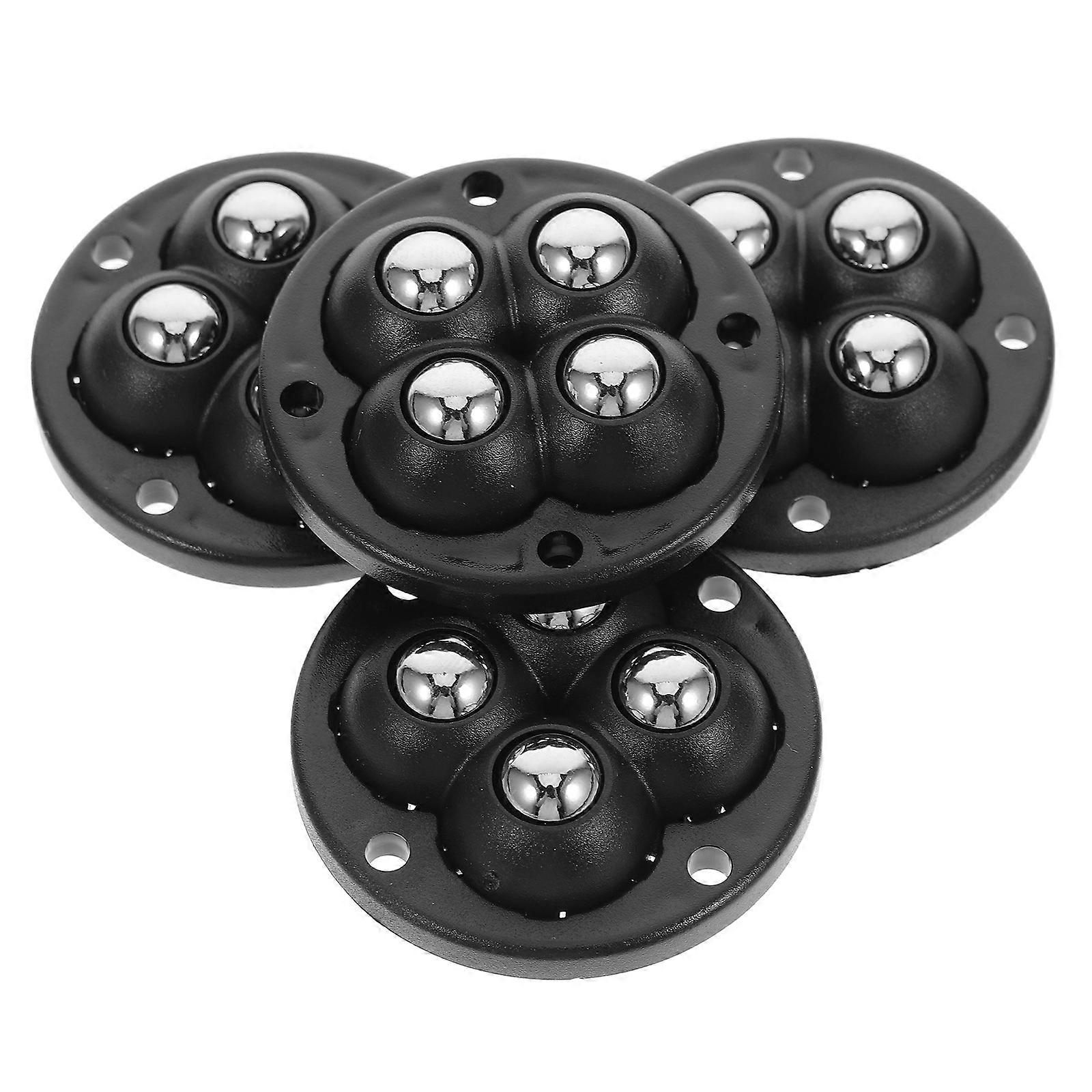 Abs Material Swivel Wheels, Reliable Adhesive Attachment, Enhance Item Maneuverability