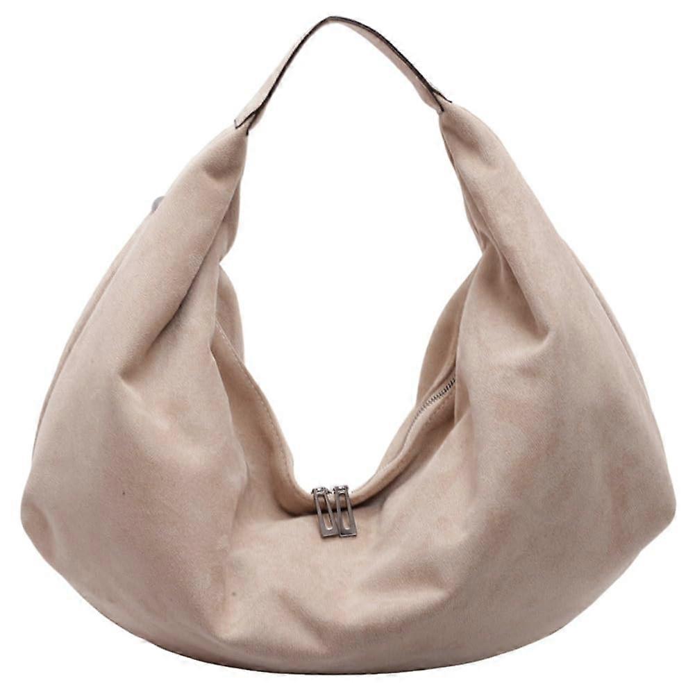Slouchy Suede Shoulder Bag For Women Large Dumpling Tote Purse Soft Handbag Top Handle Satchel