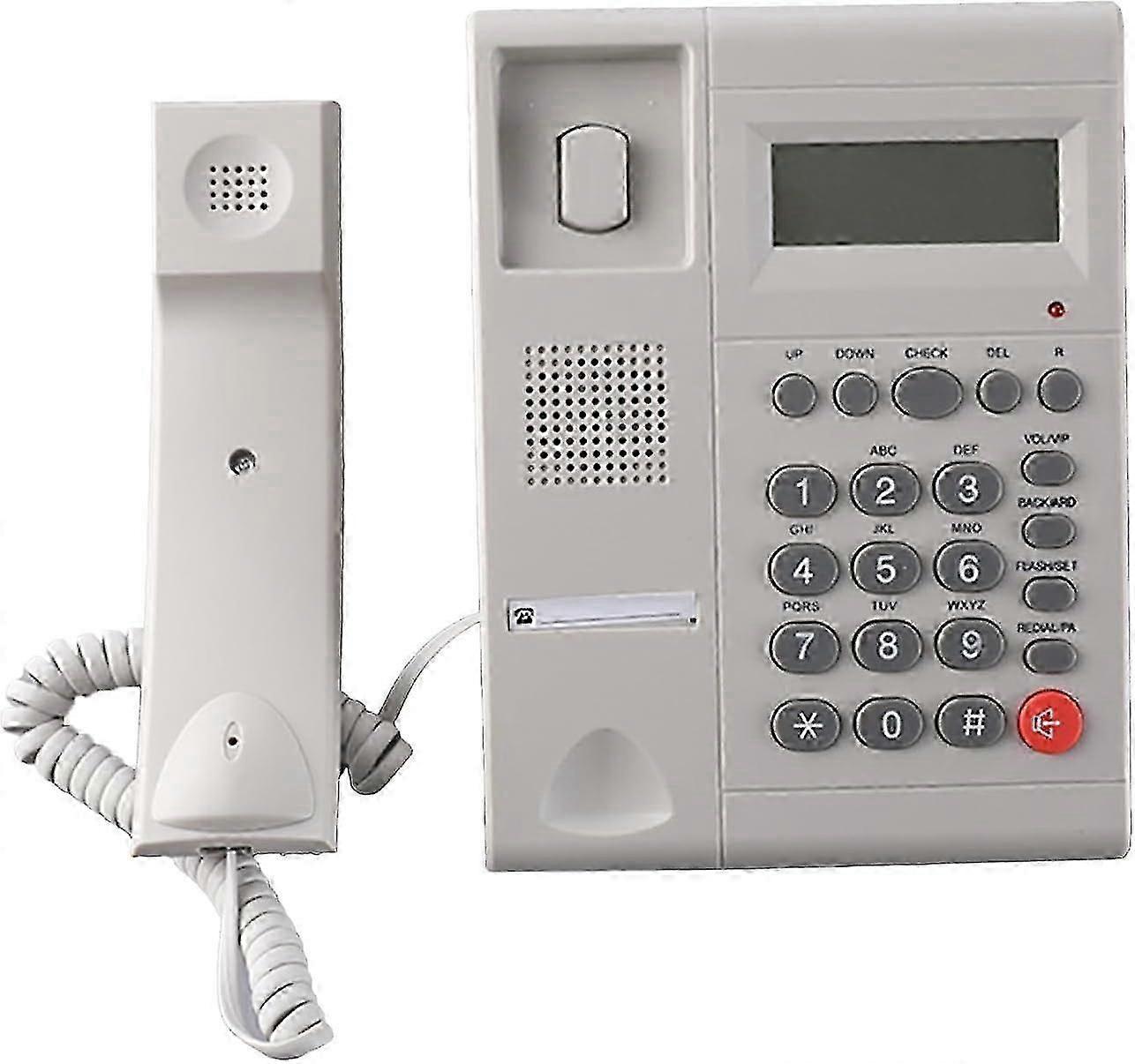 KX-T2015 Corded Landline Phone with Caller ID, Answering Machine, Big Buttons - Office Standard Tele