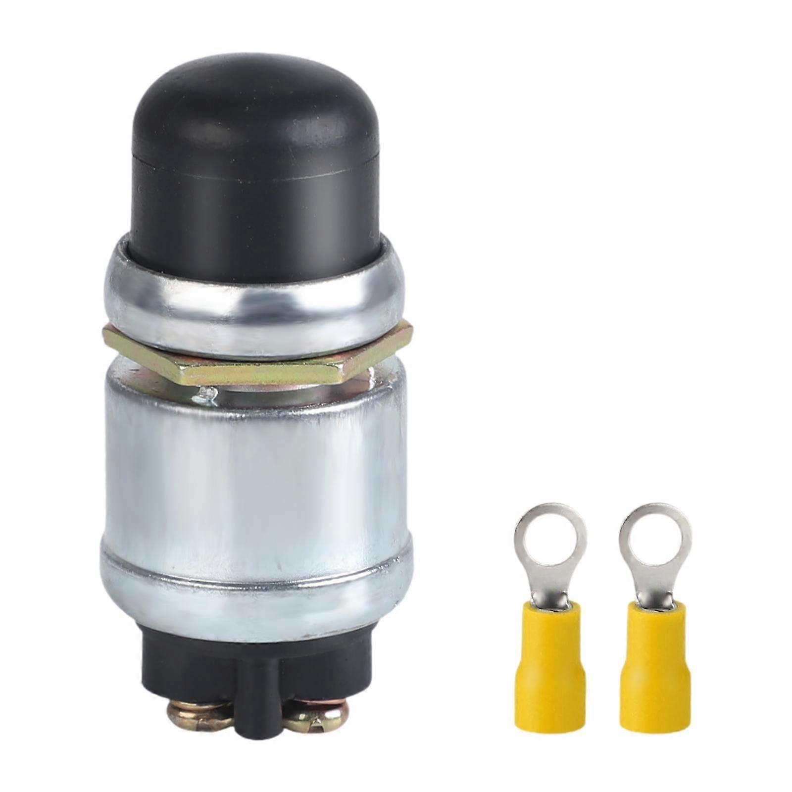 Push Start Button Switch Waterproof 12V 50A for Tractor Car Horn Engine
