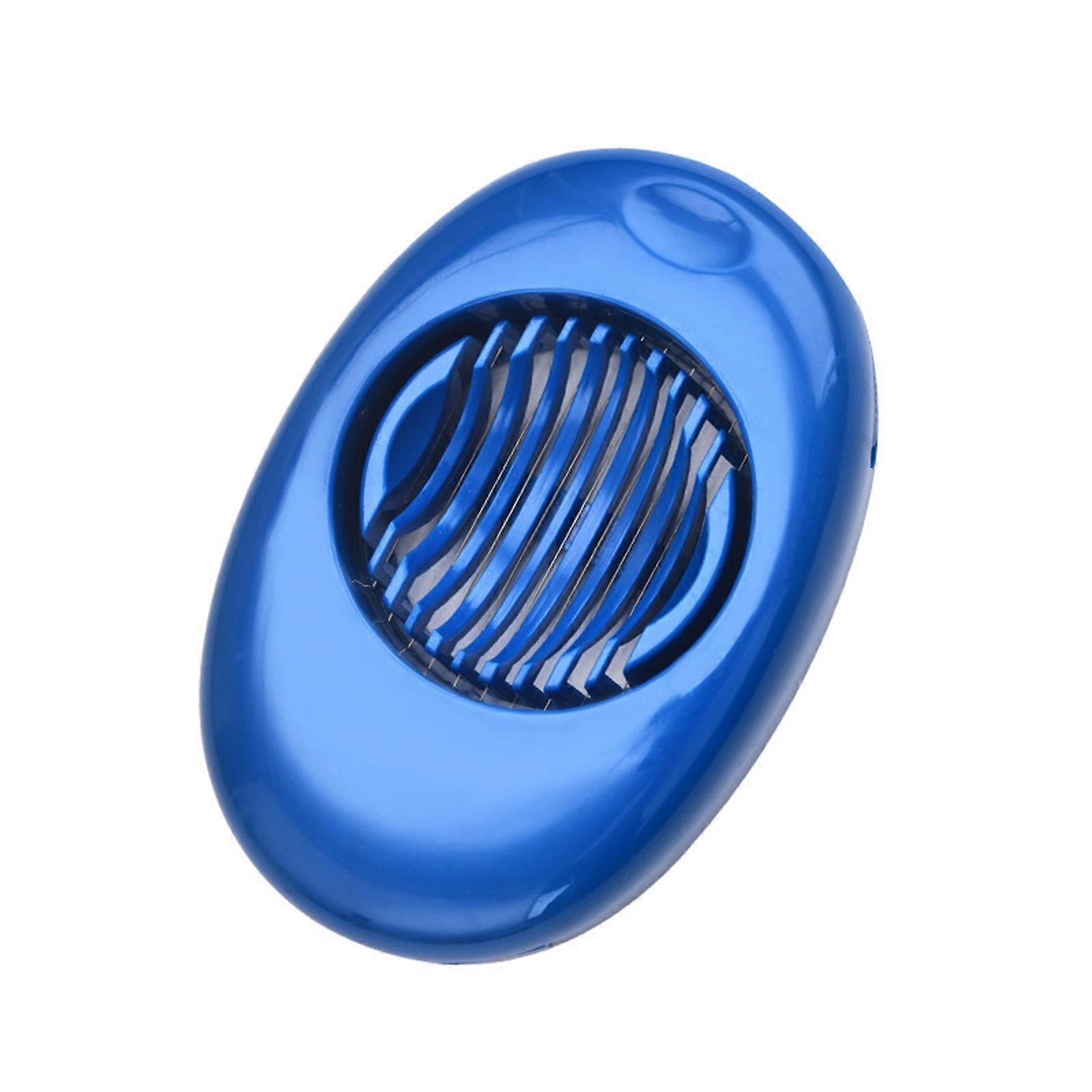 Stainless Steel Wire Eggs Slicers Portable Hard Boiled Eggs Cutter Tool for Mushrooms, Strawberries, Soft Fruit Durable Blue