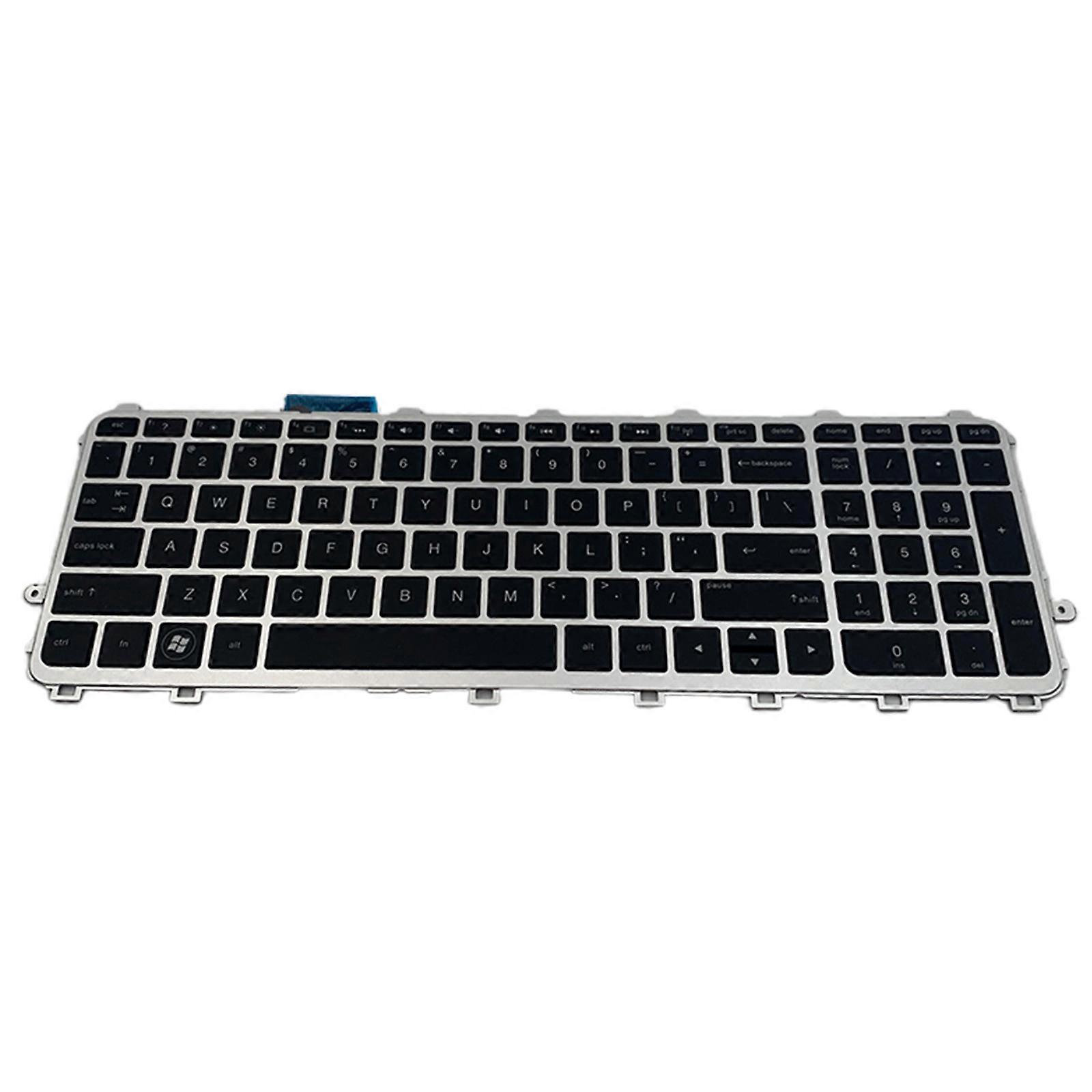 Replacement Laptop Keyboard for HPENVY 15-J 15Z-J 17-J 17T-J US Layout English Keyboard with Backlit / Silver Frame