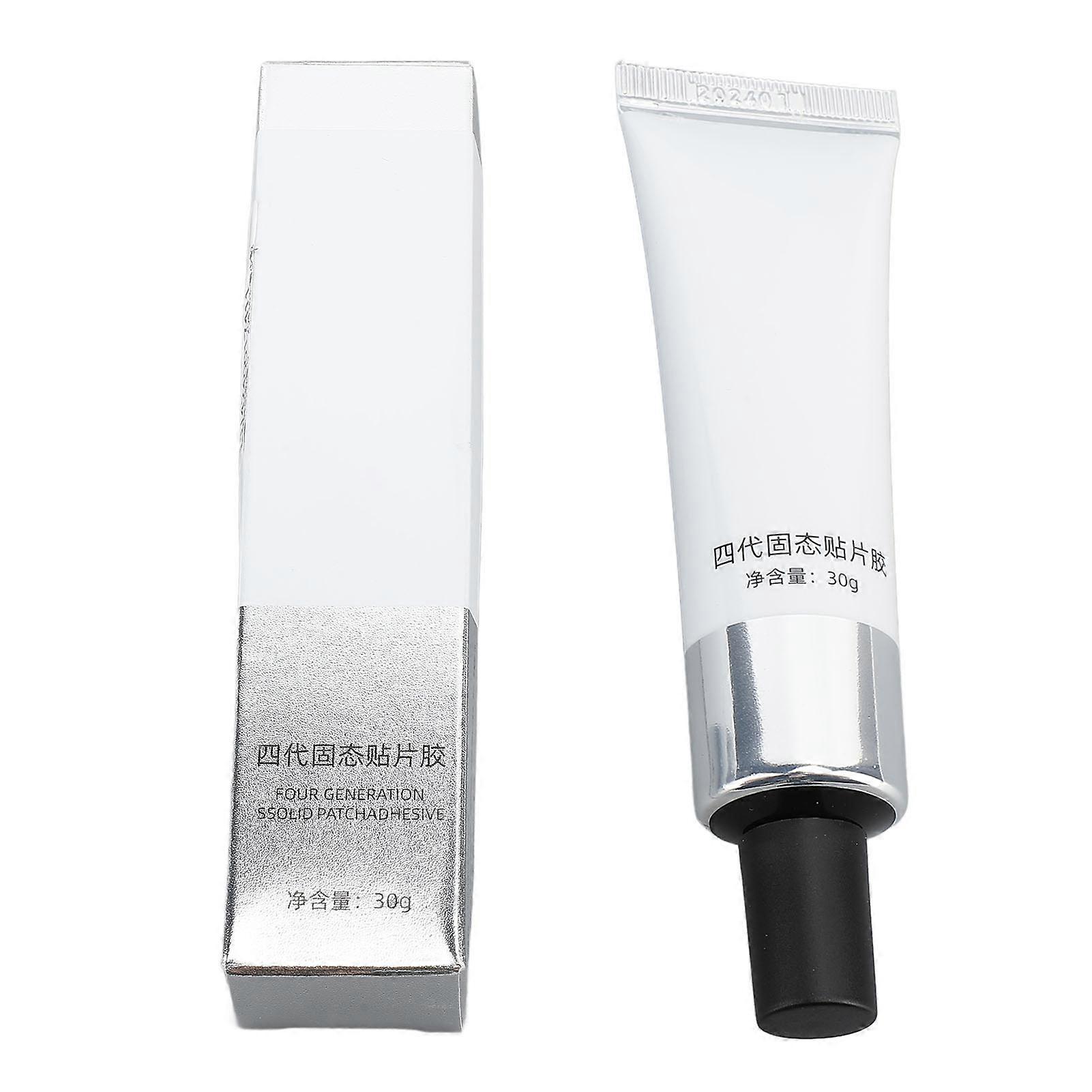 30g Solid Glue Gel for Press On Nails Long Lasting Strong Adhesion Excellent Ductility Solid Nail Glue for False Nail Tips