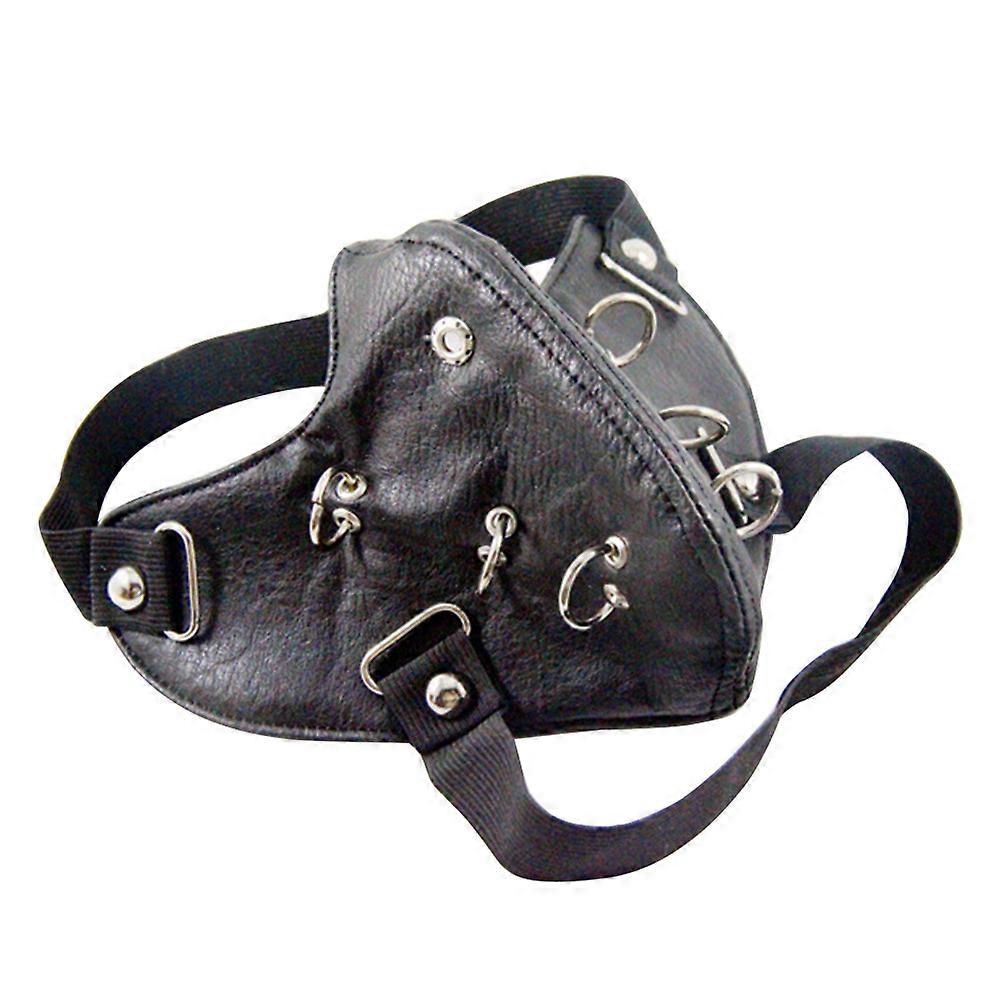 Durable PU Leather Mask with Punk Influence for