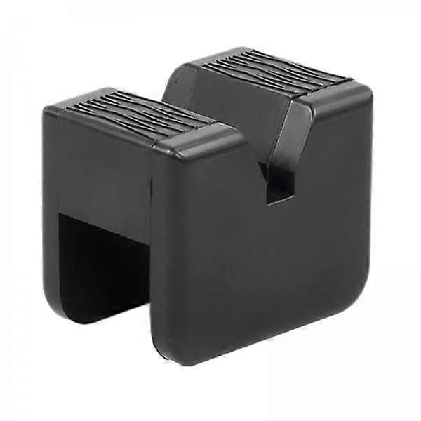 2xCar Lift Jack Rubber Pad Frame Rail Protector Support Block Stands Black