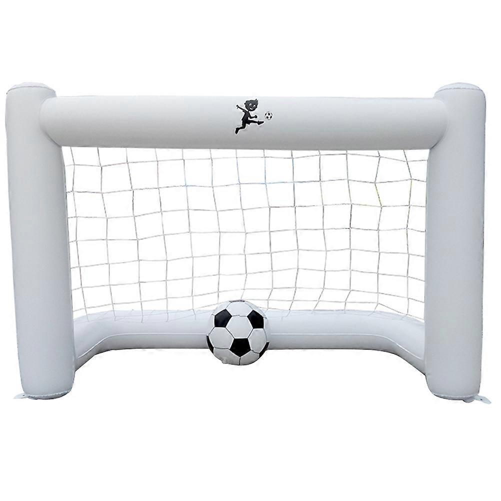 Inflatable Football Goal with Net – Lightweight Portable Soccer Goal for Indoor, Outdoor, Backyard, Park, Beach Play