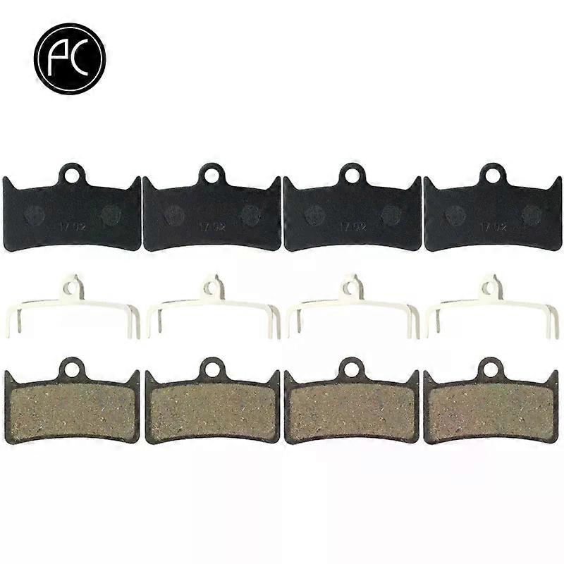 con PCycling 4 Pairs MTB Semi-Metallic Disc Brake Pads for SHIMANO S700 SRAM Rival Force HOPE X2 M4 V4