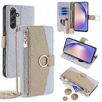 Compatible For Samsung Galaxy A54 5G Leather Case Wallet Crossbody PU Leather Stand Cover